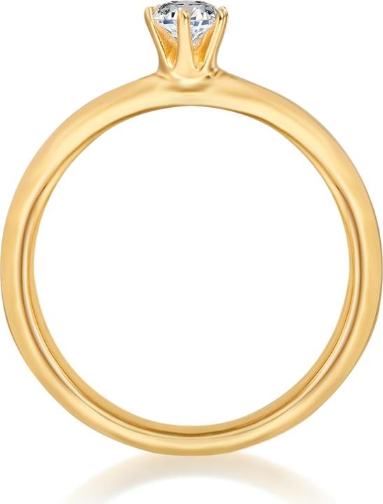 Immagine prodotto Trilani Donna Argento Cubico Zirconia Oro Giallo - 4140 (58, 925 Argento)
