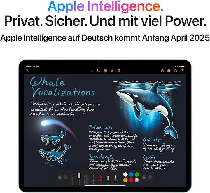 Produktbild Apple iPad Air 13 2025 (M3) (nur WLAN, 13", 1000 GB, Space Gray)