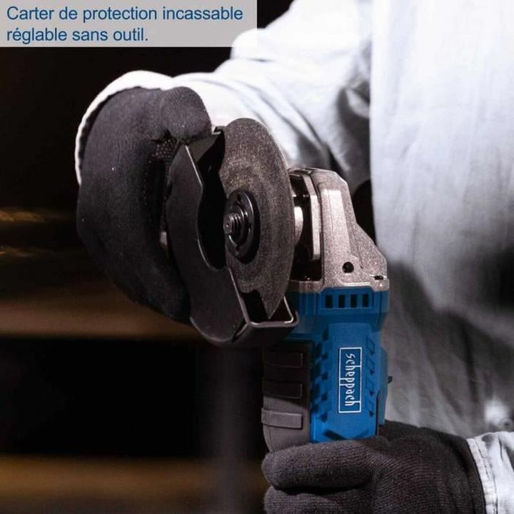 Actual product image Scheppach Cordless angle grinder C-AG125-X (DIY) (125 mm)