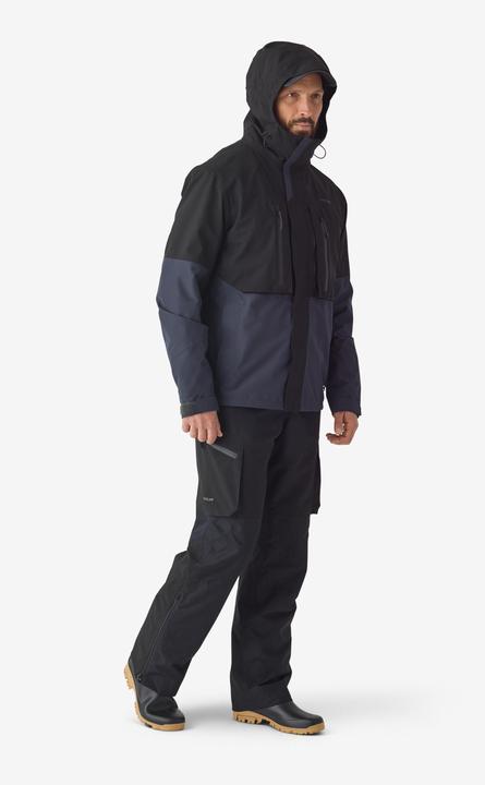 Produktbild Caperlan Angeljacke FJ 500 WPF wasserdicht Herren grau/schwarz (L)