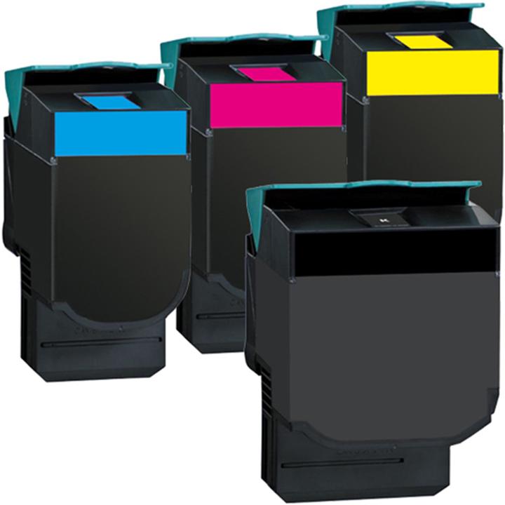 Plutoos Lexmark CS310 toner XXL compatible, jeu de 4 couleurs