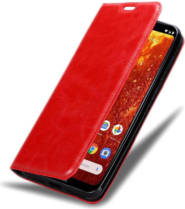 Actual product image Cadorabo Book Invisible Magnet Cover (Nokia 8.1)
