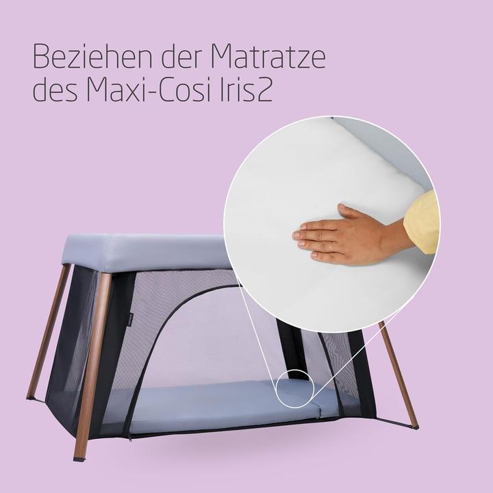Actual product image Maxi-Cosi Mc Iris2/Calao Light Bedsheets X2 White