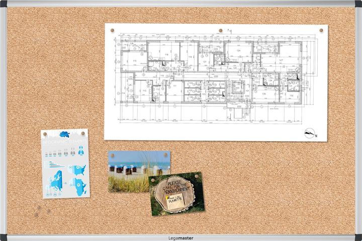 Produktbild Legamaster Pinnwand Unite 60 cm x 90 cm, Braun (Pinnwand, 90 x 60 cm)