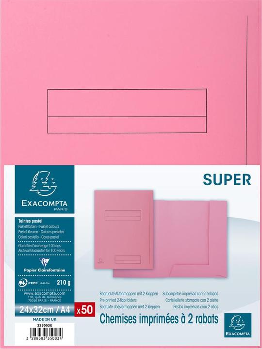 Produktbild Exacompta Sammelmappen - Aktendeckel (A4, 50 x)