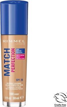 Actual product image Rimmel London Match Perfection SPF20 (100 Ivory)