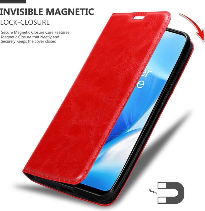 Productafbeelding Cadorabo Boek Invis. Magnetisch deksel (OnePlus Noord N200 5G)