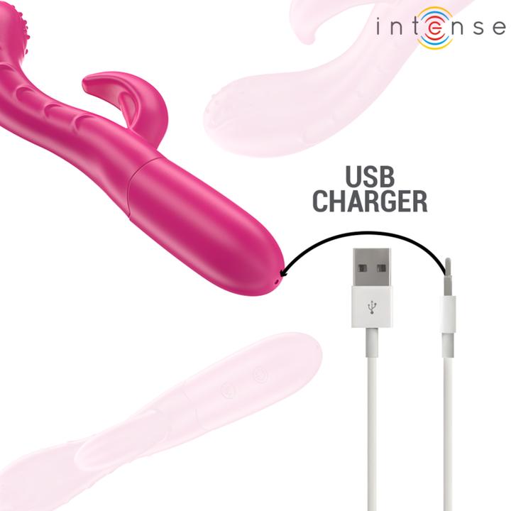 Intense Amara Vibrator Mit Stimulierender Zunge 10 Vibrationen Rosa Intense Amara Vibrator Mit Stimulierender Zunge 10 Vibrationen Rosa