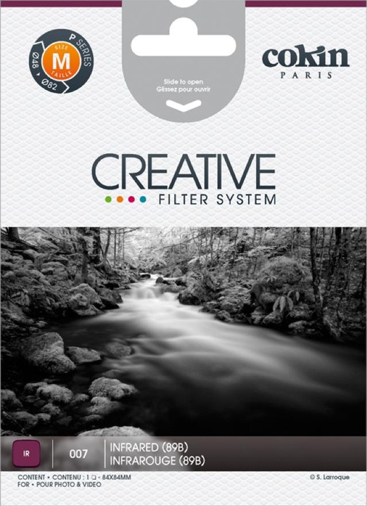 Actual product image Cokin Filter P007 Infrared 89B (82 mm, Infrared-passing filter, 84 mm)