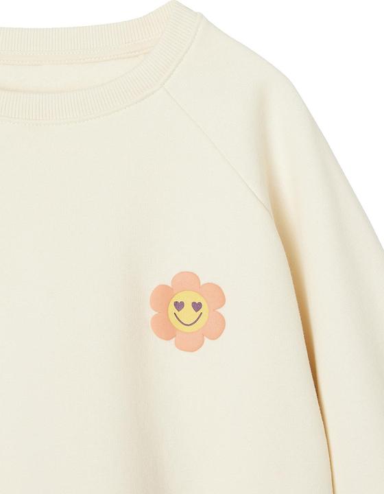 Produktbild Vertbaudet Mädchen-Set: geblümtes Sweatkleid mit Recycling-Polyester & 3/4-Leggings (128)