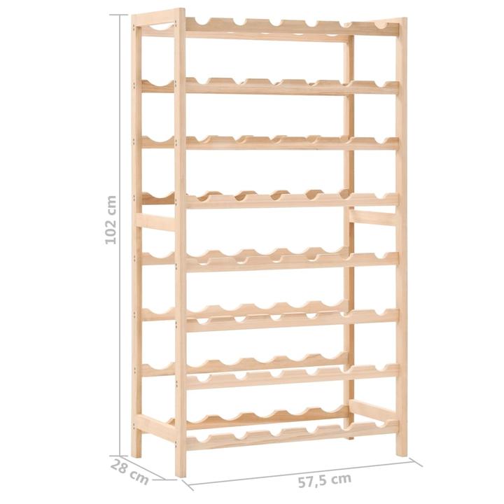 Immagine prodotto vidaXL Weinregal (48 bombole, 57.50 x 28 x 102 cm)
