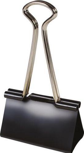 Produktbild Office Depot Foldback-Klammer 25 mm Schwarz Stahl (12 x)