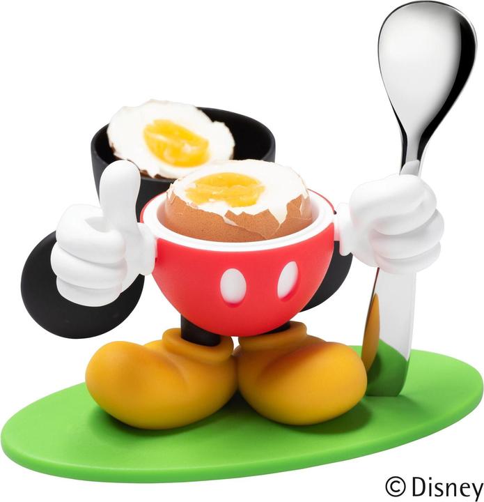 Produktbild WMF Kinder Eierbecher mit Löffel Disney Mickey Mouse Kunststoff Edelstahl (1 x)