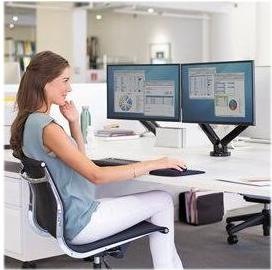 Produktbild Fellowes Platinum Series Doppel (Tisch, 27")