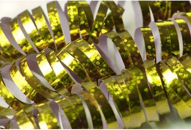 Image du produit Partydeco Banderoles Gold Holo 3.8m, brillant - 100 rouleaux (100 pcs)