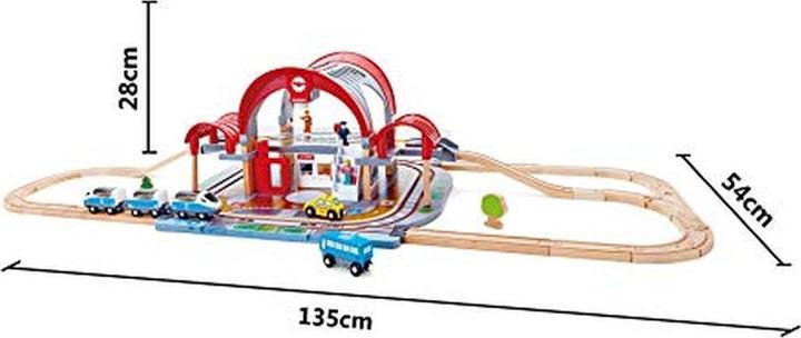 Actual product image Hape metropolitan railway station