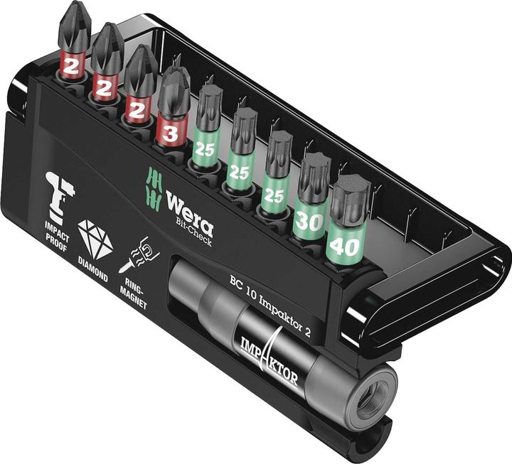 Produktbild Wera Bit-Check 10 Impaktor 2 (Kreuz sonstige)