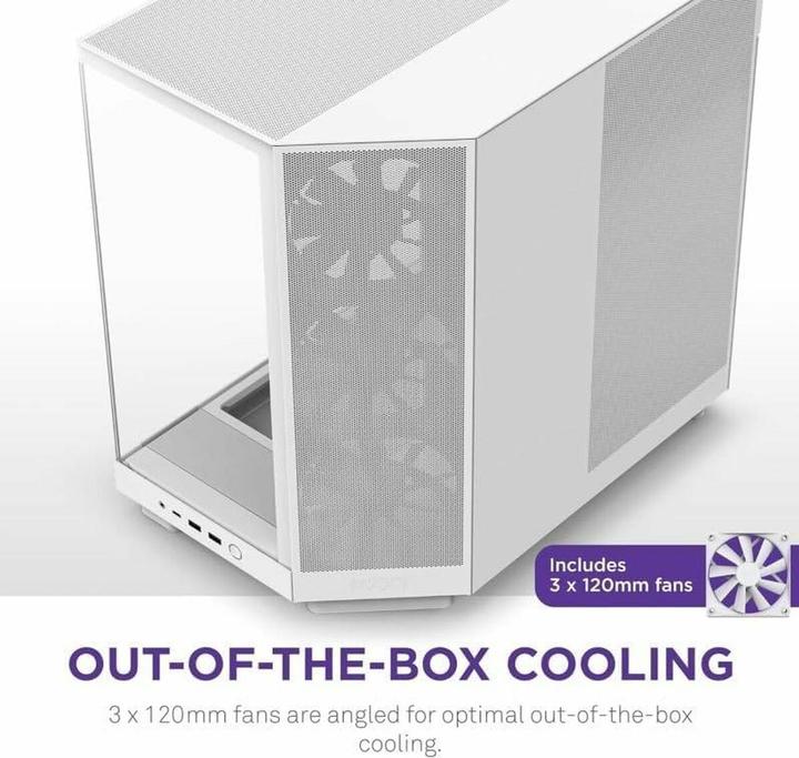 Actual product image NZXT H6 Flow (ATX, Mini-ITX, mATX)