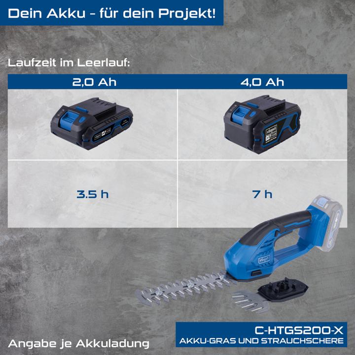 Actual product image Scheppach C-HTGS200-X (Rechargeable battery operated)