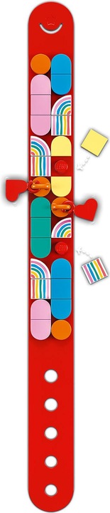 Produktbild LEGO Regenbogen Armband mit Anhängern (41953, LEGO Dots)