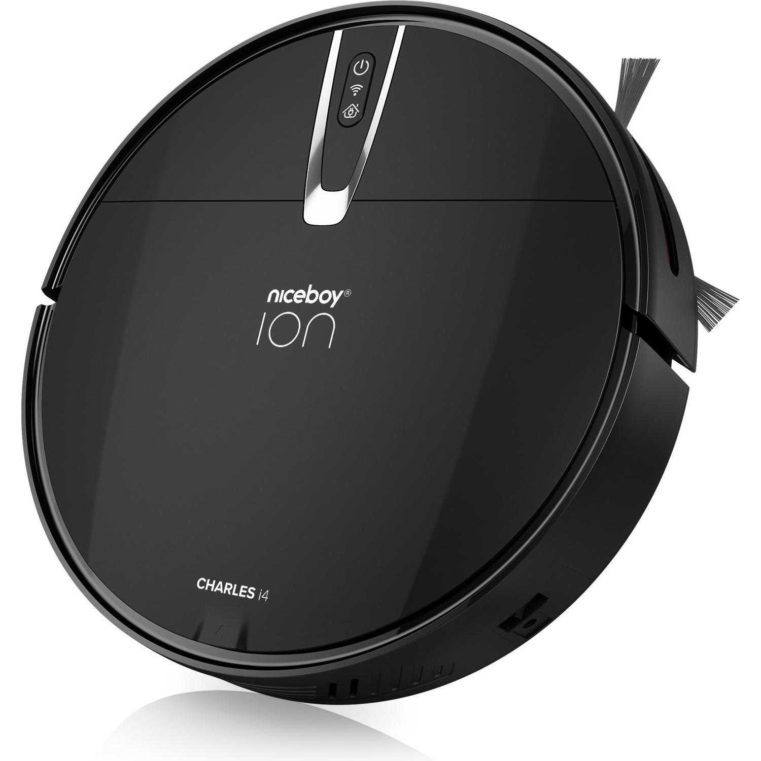 Niceboy Charles i4, Staubsauger Roboter, Schwarz