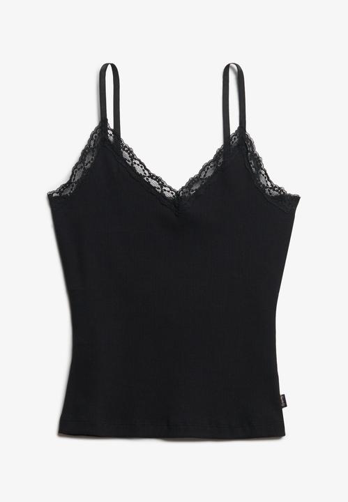 Actual product image Superdry Essential Lace Trim Cami (10XL)