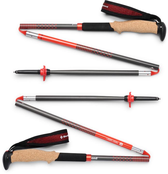 Image du produit Black Diamond Treckingst?cke Pursuit Carbon Z (anthrazit/orange, 1 Paar, 130 cm) (130 cm)
