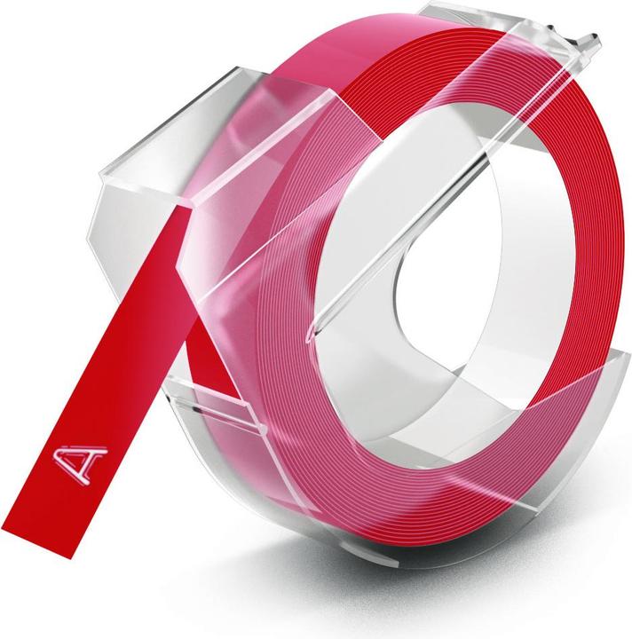 Produktbild Dymo Prägeband 520102 (0.90 cm, Rot)