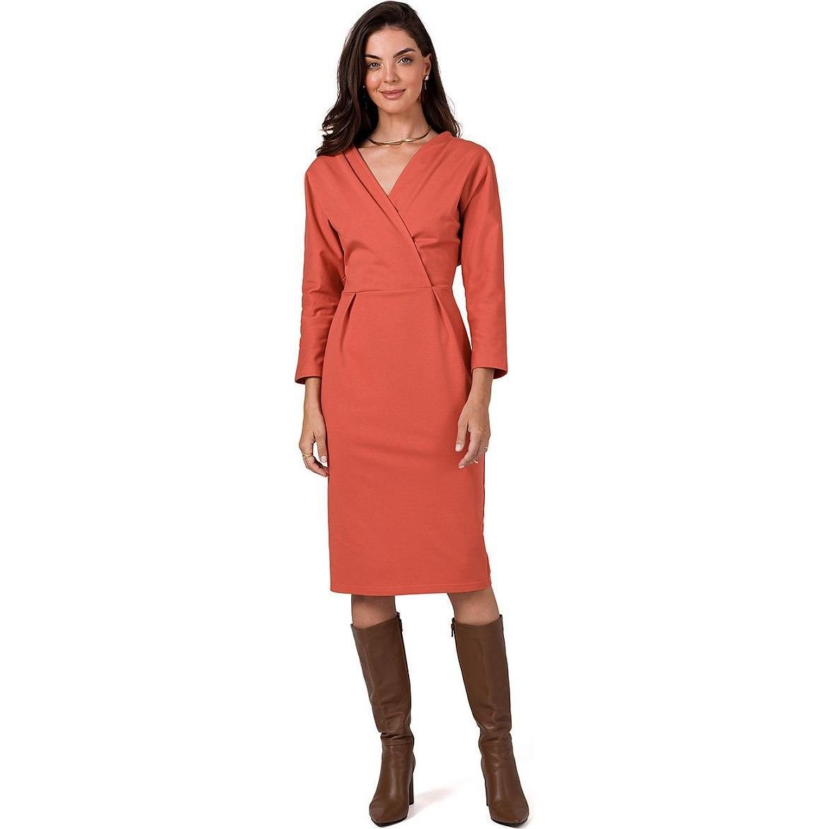 Be Wear, Kleider, Alltagskleid, Orange, (M)