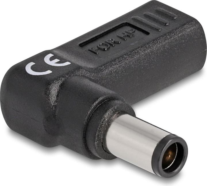 Image du produit Delock Adaptateur USB-C vers HP 7.4 x 5.0 mm coudé à 90 (USB-C, 3.80 cm)