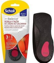 Immagine prodotto Scholl Balance Soletta per il dolore al ginocchio e al tallone 1 paio taglia 42 M Bianco