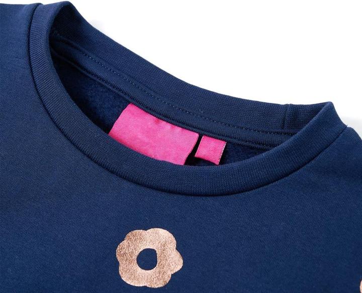 Immagine prodotto vidaXL Felpa da bambino blu navy 104,Materiale: 95 % cotone. 5 (104)