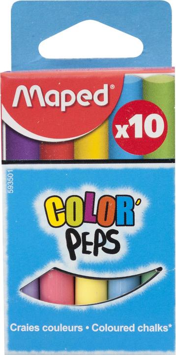 Maped Wandtafelkreide (Farbig sortiert, 10 x)