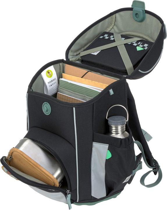 Actual product image Lässig Schulranzen-Set 6-tlg. Slim Unique black (21 l)