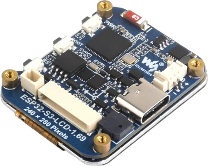 Actual product image WaveShare ESP32-S3 1.69inch LCD Display Development Board 240x280