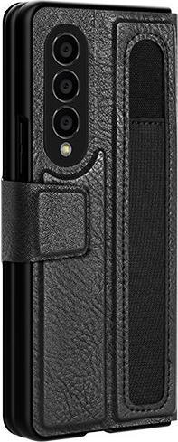 Actual product image Nillkin Aoge Leather Case Pen Holder - Samsung Galaxy Z Fold 4 5G - Black (Samsung Galaxy Z)