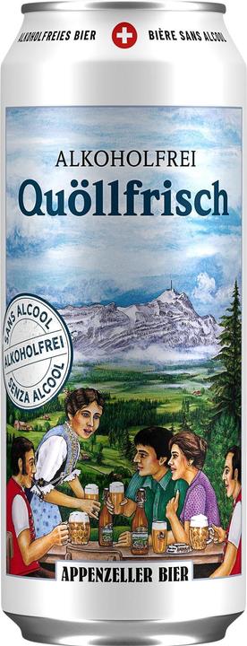 Produktbild Brauerei Locher Qullfrisch Alk.frei (6 x 50 cl)