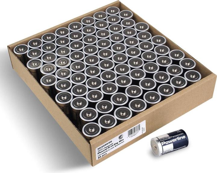 Produktbild Panasonic Alkaline Power Alkali-Batterien (Blisterware) LR14/C/1,5V (80 Stk., R14)
