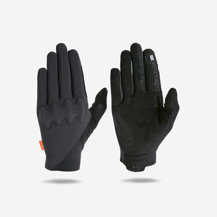 Produktbild Rockrider Fahrradhandschuhe Protection D3O® schwarz (XL)