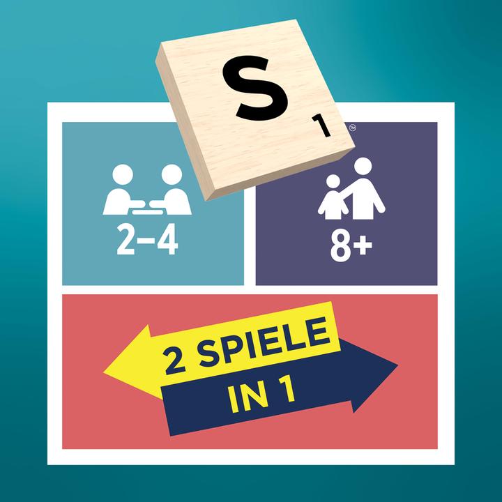 Produktbild Mattel Scrabble Core Wood (D) (Deutsch, 2 - 4 Spieler)