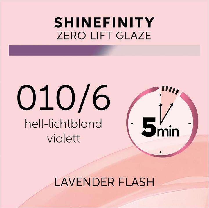 Actual product image Wella Zero Lift Glaze (10, 6 - Lavender Flash)