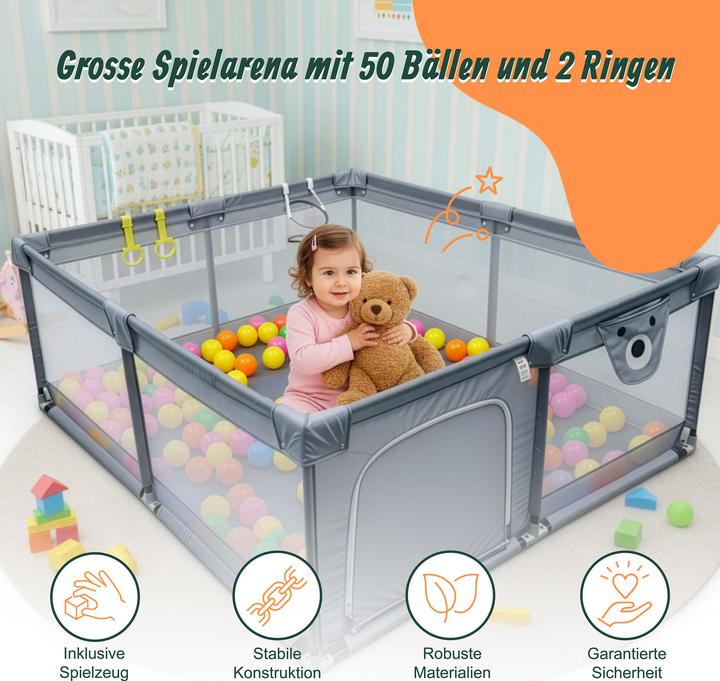 Actual product image Relaxdays Playpen (150 cm, 150 cm)
