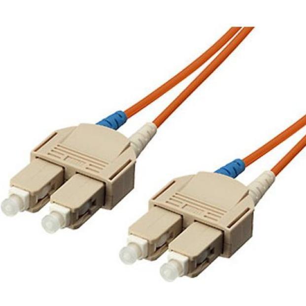 equip LWL Patchkabel SC->SC Multimode Duplex OM1 or (CAT6, 5 m), Netzwerkkabel