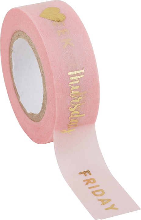 Produktbild Rico Design Washi Tape "Wochentage" (15 mm)