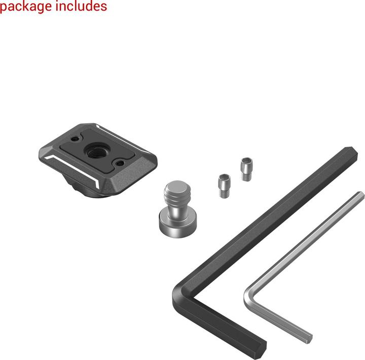 Actual product image SmallRig Drop-in HawkLock mini Universal Quick Release Top Mount Plate 3730C (Quick coupling plate)