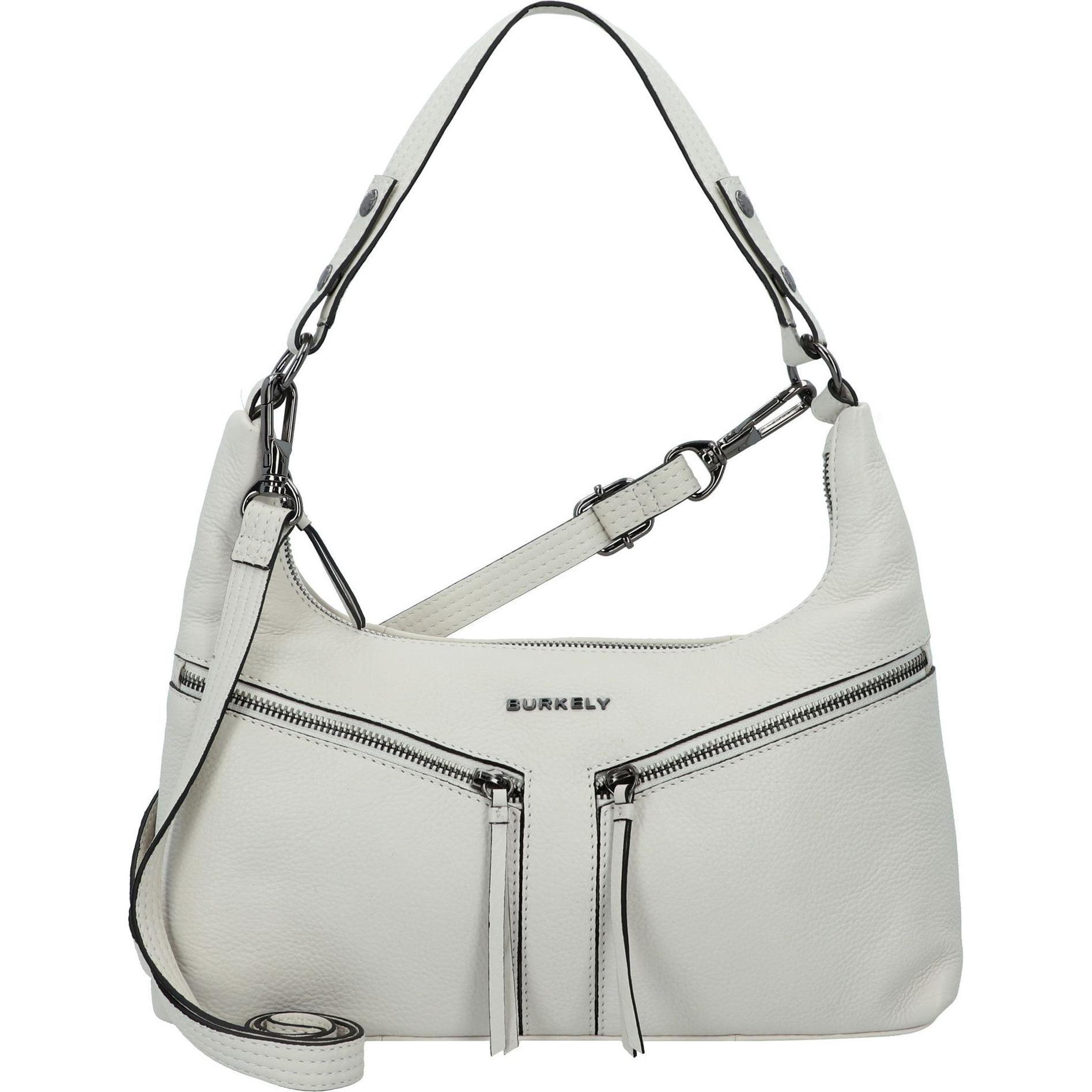 Thumbnail - Burkely, Handtasche, Rock Ruby Schultertasche Leder 32 cm, Weiss