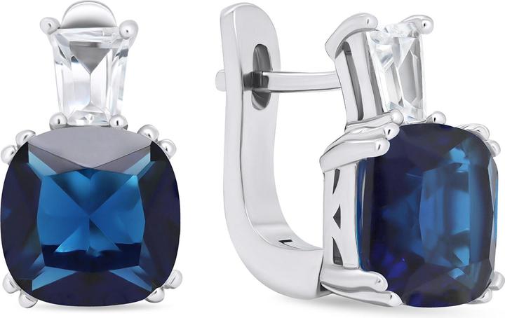 Produktbild Brilio Silver - Timeless silver earrings with zircons EA633WB