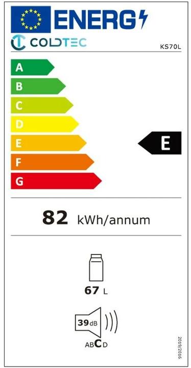 Energy Label Kibernetik KS70L (67 l)