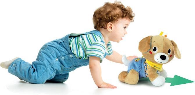 Produktbild Clementoni Baby Dog Cat with Me - Interactive Italian Talking Plush Toy, Songs and Nursery Rhymes, C (14.50 cm)