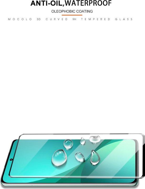 Produktbild Mocolo 3D 9H Vollkleber – Vollbild-Schutzglas für Xiaomi 12 Pro (schwarz) (1 Stück, Xiaomi 12 Pro)